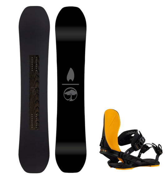 Arbor Candle Rain Snowboard + Hemlock Binding | 2025